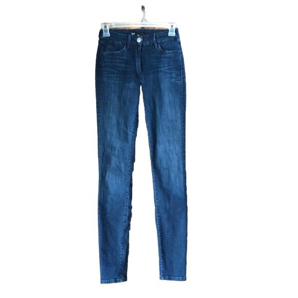3x1 Channel High Rise Skinny Jeans Stanley Wash - 24 - Picture 1 of 14